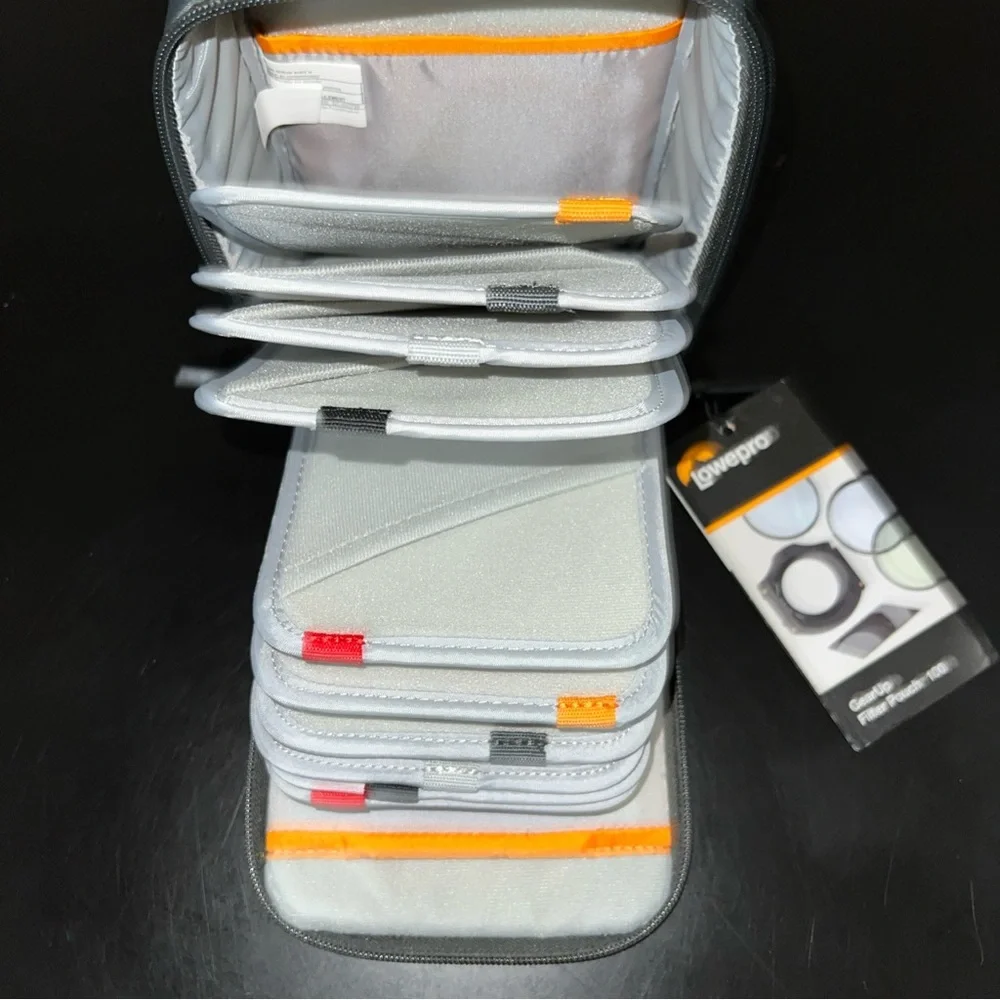 Lowepro Gray and Orange Camera Bag